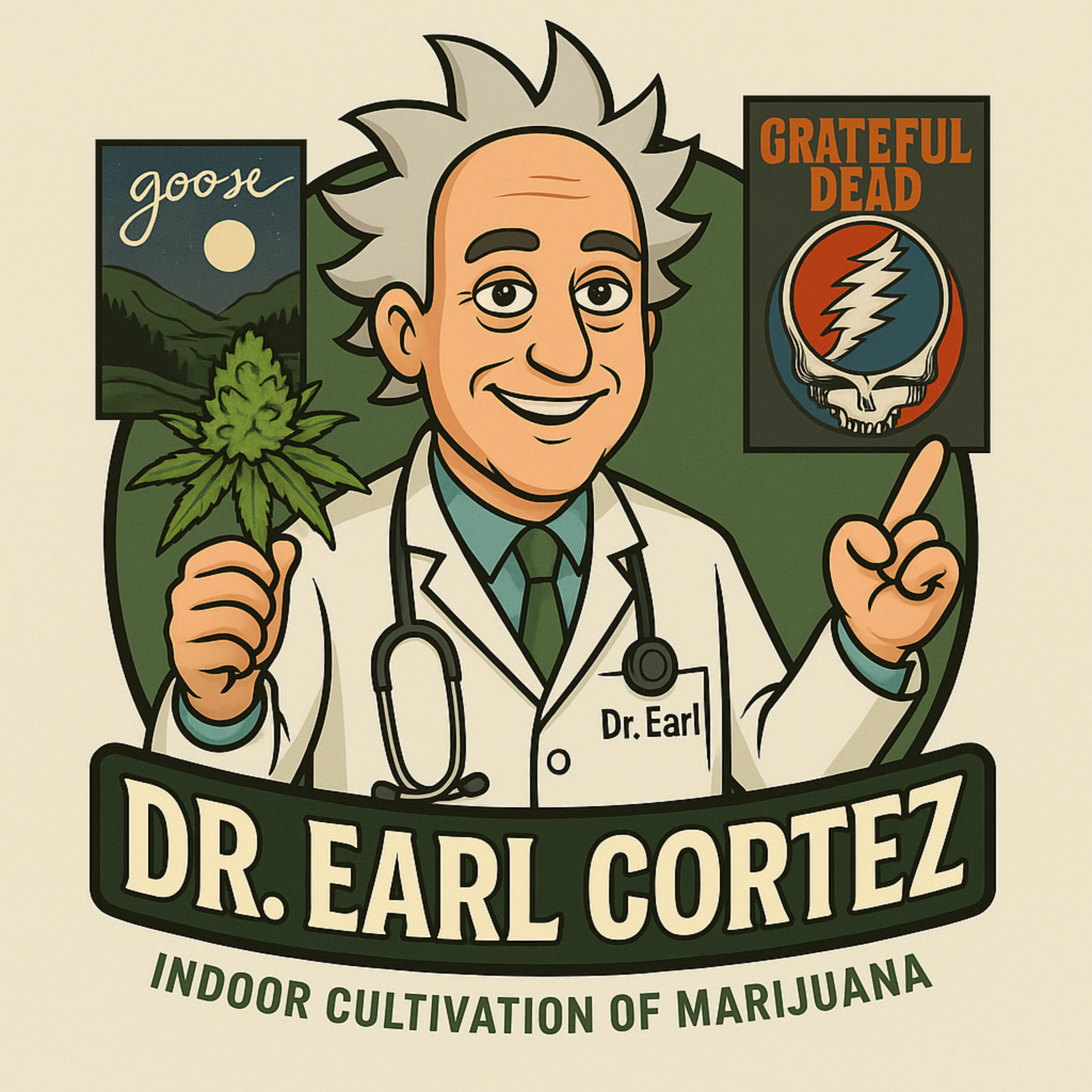 Dr. Earl Cortez theme art